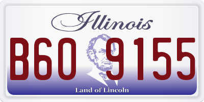 IL license plate B609155