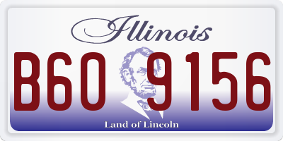 IL license plate B609156