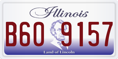 IL license plate B609157