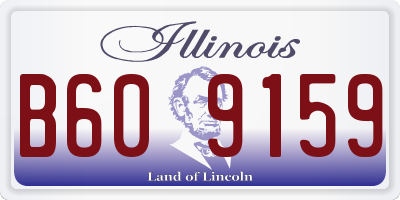 IL license plate B609159