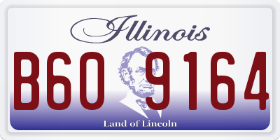 IL license plate B609164