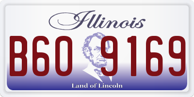 IL license plate B609169