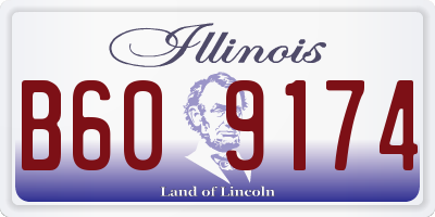 IL license plate B609174