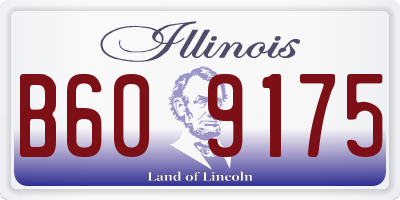 IL license plate B609175