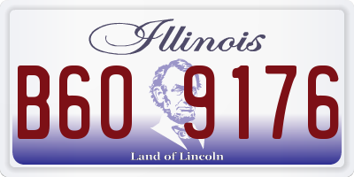 IL license plate B609176