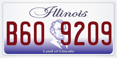 IL license plate B609209