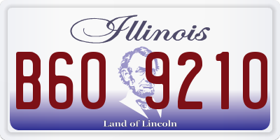 IL license plate B609210