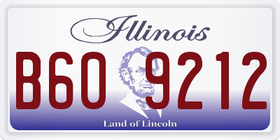 IL license plate B609212