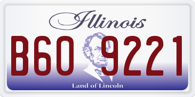 IL license plate B609221