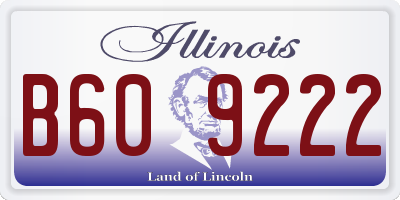 IL license plate B609222