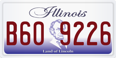 IL license plate B609226