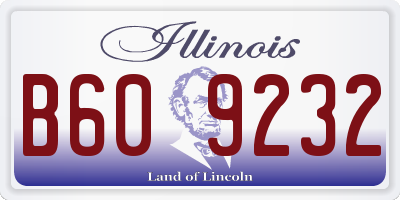 IL license plate B609232
