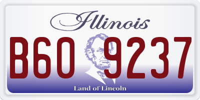 IL license plate B609237