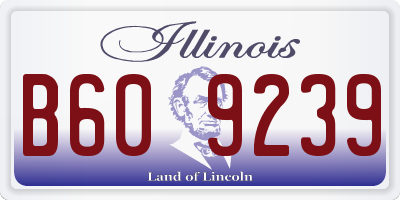 IL license plate B609239