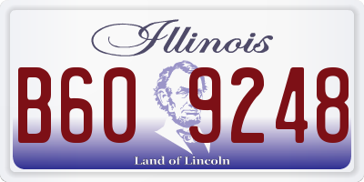 IL license plate B609248