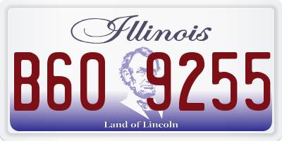 IL license plate B609255