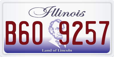 IL license plate B609257