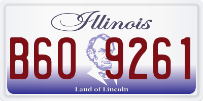 IL license plate B609261