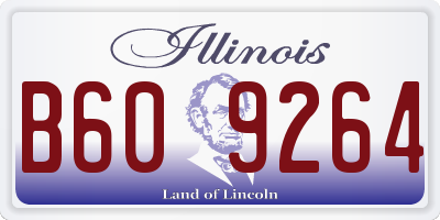 IL license plate B609264
