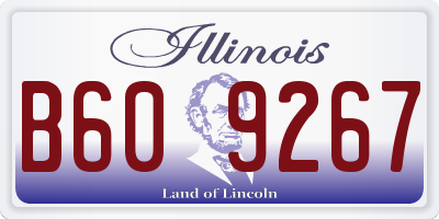 IL license plate B609267