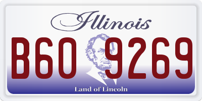 IL license plate B609269