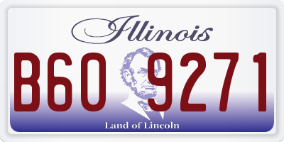 IL license plate B609271