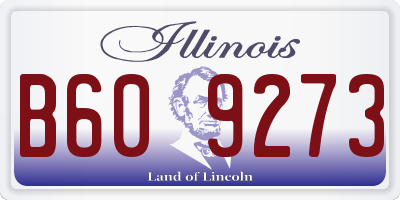 IL license plate B609273