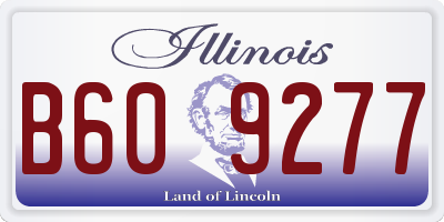 IL license plate B609277