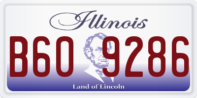 IL license plate B609286