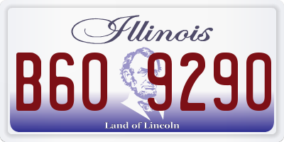 IL license plate B609290