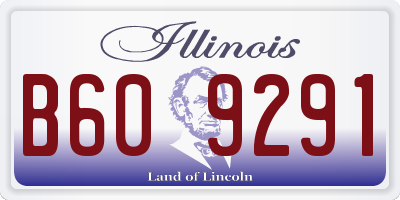 IL license plate B609291