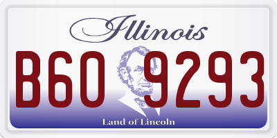 IL license plate B609293