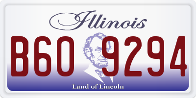 IL license plate B609294