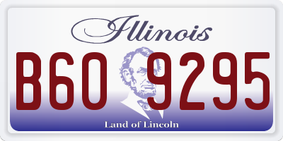 IL license plate B609295