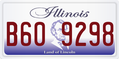 IL license plate B609298
