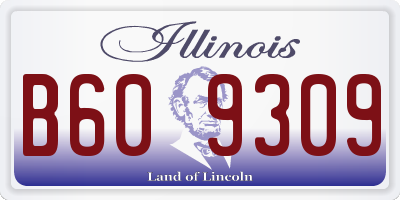 IL license plate B609309