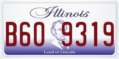 IL license plate B609319