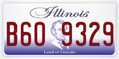 IL license plate B609329