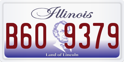 IL license plate B609379