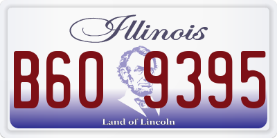 IL license plate B609395
