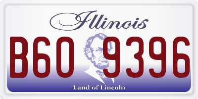 IL license plate B609396