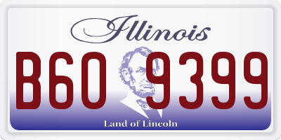 IL license plate B609399