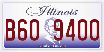 IL license plate B609400