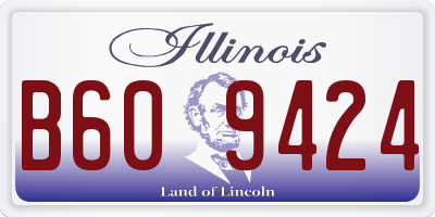 IL license plate B609424