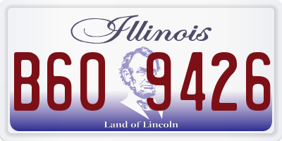IL license plate B609426
