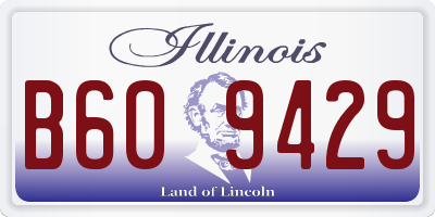 IL license plate B609429