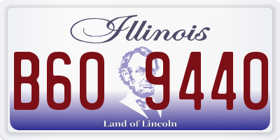 IL license plate B609440