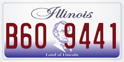 IL license plate B609441