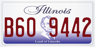 IL license plate B609442