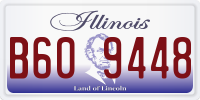 IL license plate B609448